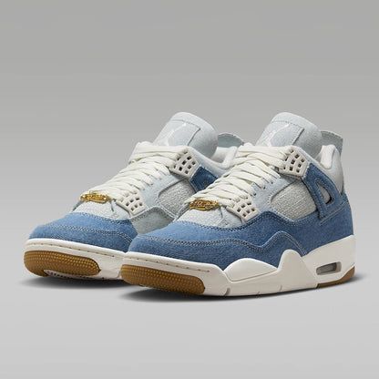 Ténis de basquetebol Nike JORDAN genuínos para mulher, de cano médio, em ganga, com amortecimento de ar IB6716-100