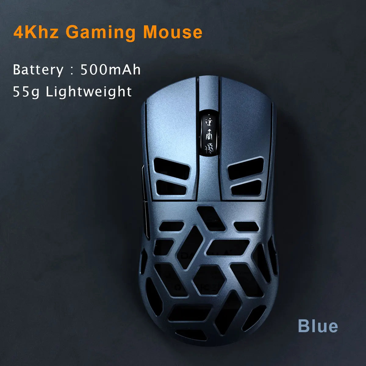 Mouse da gaming wireless DAREU Al-mg Tri-mode 8Khz PBT con ricarica rapida, PAW3950, 30000 DPI, leggero, per PC gamer