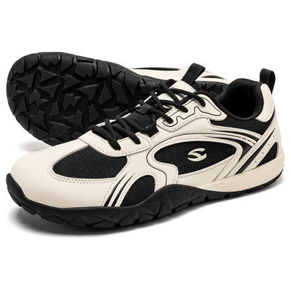 HOBIBEAR Chaussures minimalistes rétro à bout large pour hommes et femmes, idéales pour la marche, la randonnée et la course à pied