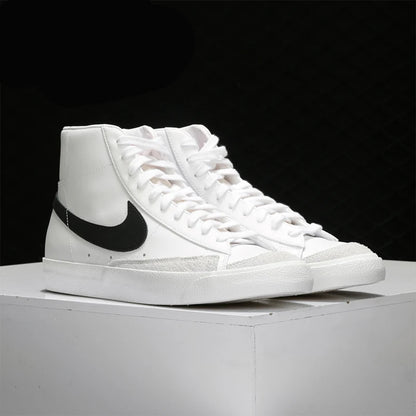 Nike Official Authentic BLAZER MID '77 Men's and Women's Casual Comfortable Sneakers BQ6806-100