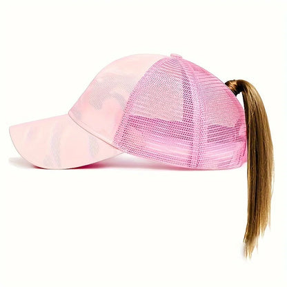 Ženske bejzbol kape s mrežastim vrhom za proljeće/ljeto, kape za sunce, trkaće kape, snapback kape, ženske podesive kape za djevojke, vanjske kape s vizirom