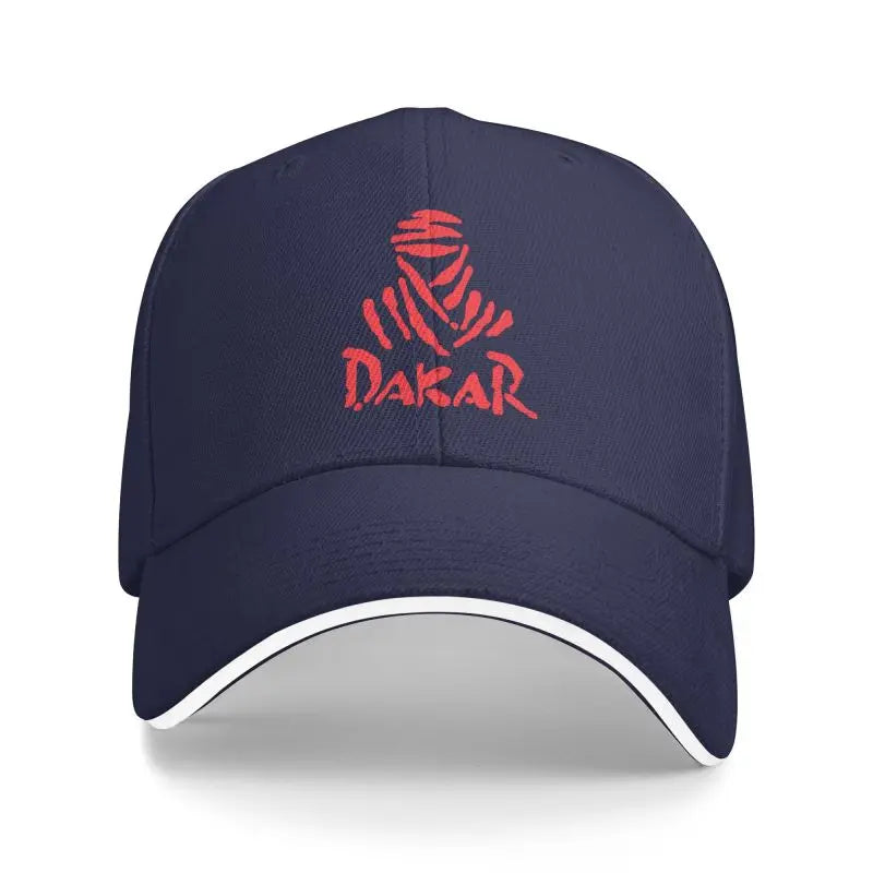 Motorcycle Dakar Rally Baseball Cap Retro Motor Off Road Racing Sandwich Hats for Men Women Breathable Dad Hat Running Golf