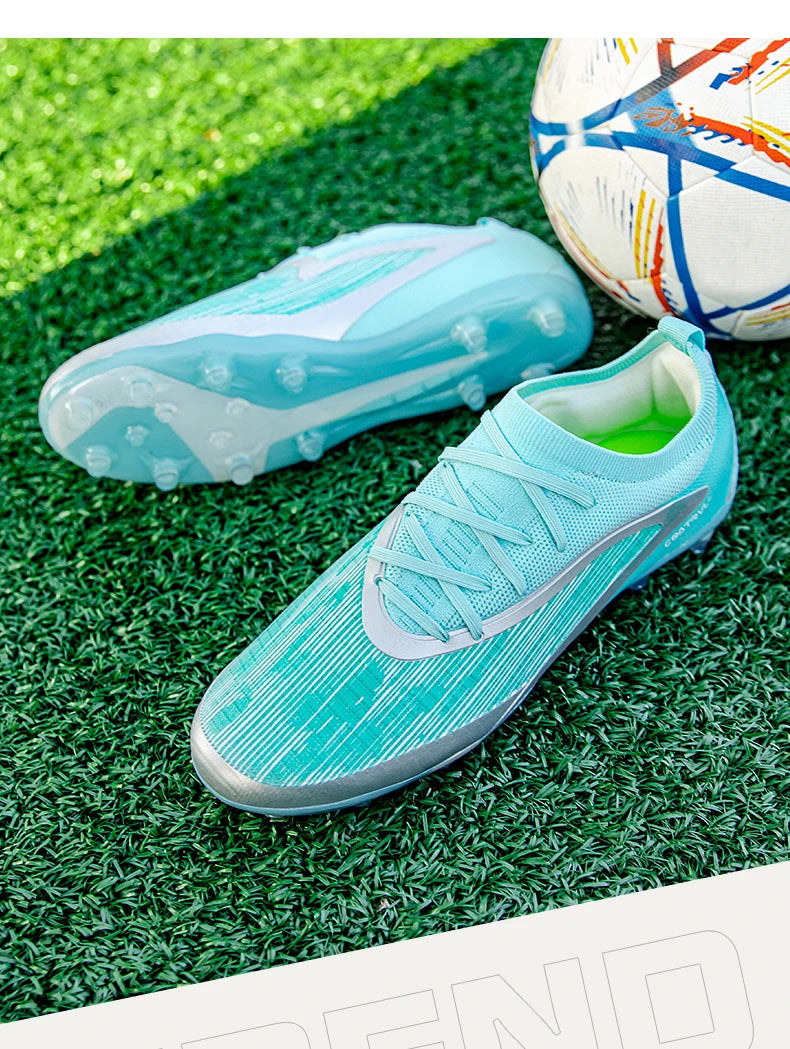 Scarpe da calcio TF da uomo, sneakers professionali per calcetto e futsal, scarpe da soccer casual da uomo di alta qualità per allenamento
