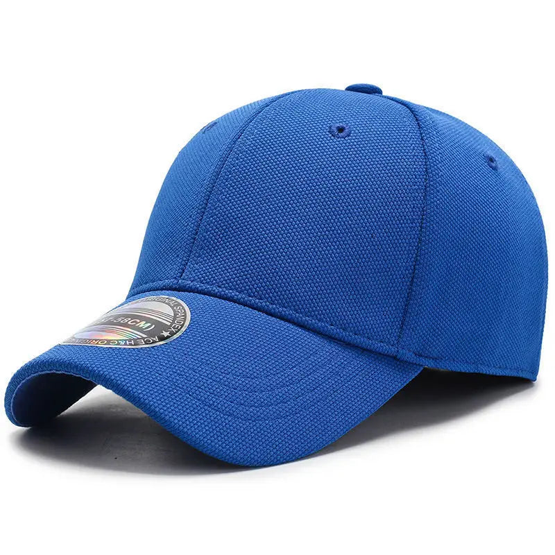 New High Quality Baseball Cap Man Fitted Closed Full Cap Mesh Cap Outdoor Breathable Sports Cotton Sun Male TruckerHat