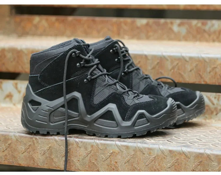 Hommes tactique militaire formation désert bottes mâle en plein air Camping randonnée escalade Trekking chasse chaussures antidérapantes sport baskets