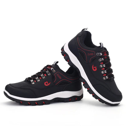 Men's leather casual shoes, sneakers for men, spring, autumn, winter shoes, lightweight tennis walking shoes for men