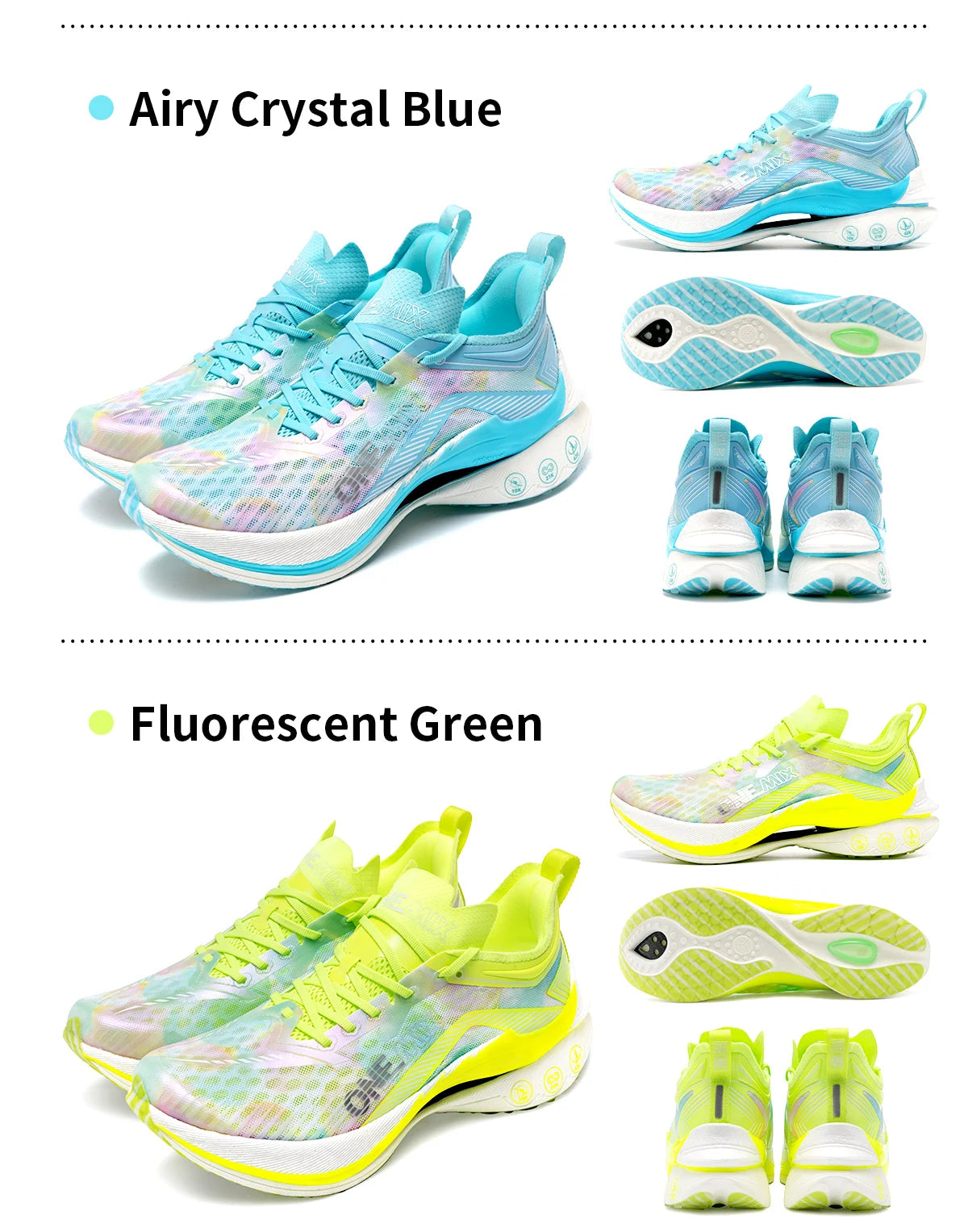 ONEMIX Marathon-Laufschuhe mit Carbonplatte, professionelle stabile Stütze, Stoßdämpfung, ultraleichte Rebound-Sneaker