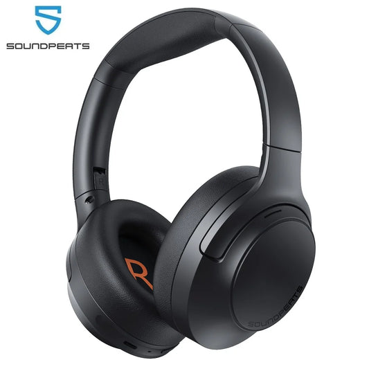SoundPEATS Cove Pro Headphones Bluetooth 6.0 -56dB ANC, Noise-Cancelling Headset, Hi-Res LDAC Lossless Audio, 95H Battery, 7-Mic