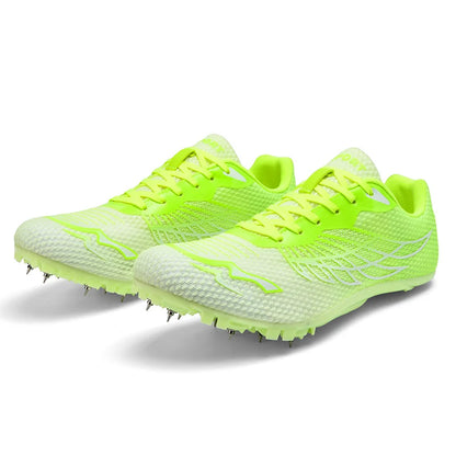 Outdoor Men Woman Track & Field Running Shoes Professional Competition Nail Sneakers Anti-Slip Student Training Shoes