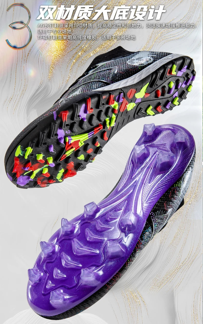 Professional Football Boots Men's Soccer Shoes Society Football Cleats Ultralight Training Soccer Sneakers Men Outdoor Sports Shoe