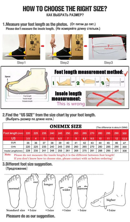Zapatillas de running ONEMIX White Road para hombre con amortiguación de aire, deportivas de exterior, zapatillas de entrenamiento masculinas de verano para jogging, calzado para mujer