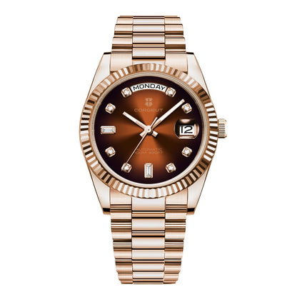 Orologio da uomo Corgeut Luxury 36MM ST1644 automatico meccanico con zaffiro, Relógio Masculino 10BAR, day, swim e dress watch