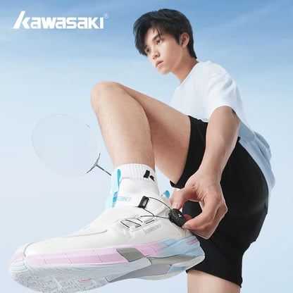 Sapatos de badminton profissionais Kawasaki King Series 2.0 para homem e mulher, antitorção, desportivos, sapatos de ténis originais para homem, ténis A3311