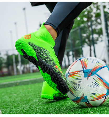 Chuteiras profissionais de futebol para homem, originais, para futebol indoor, relva e treino TF/FG