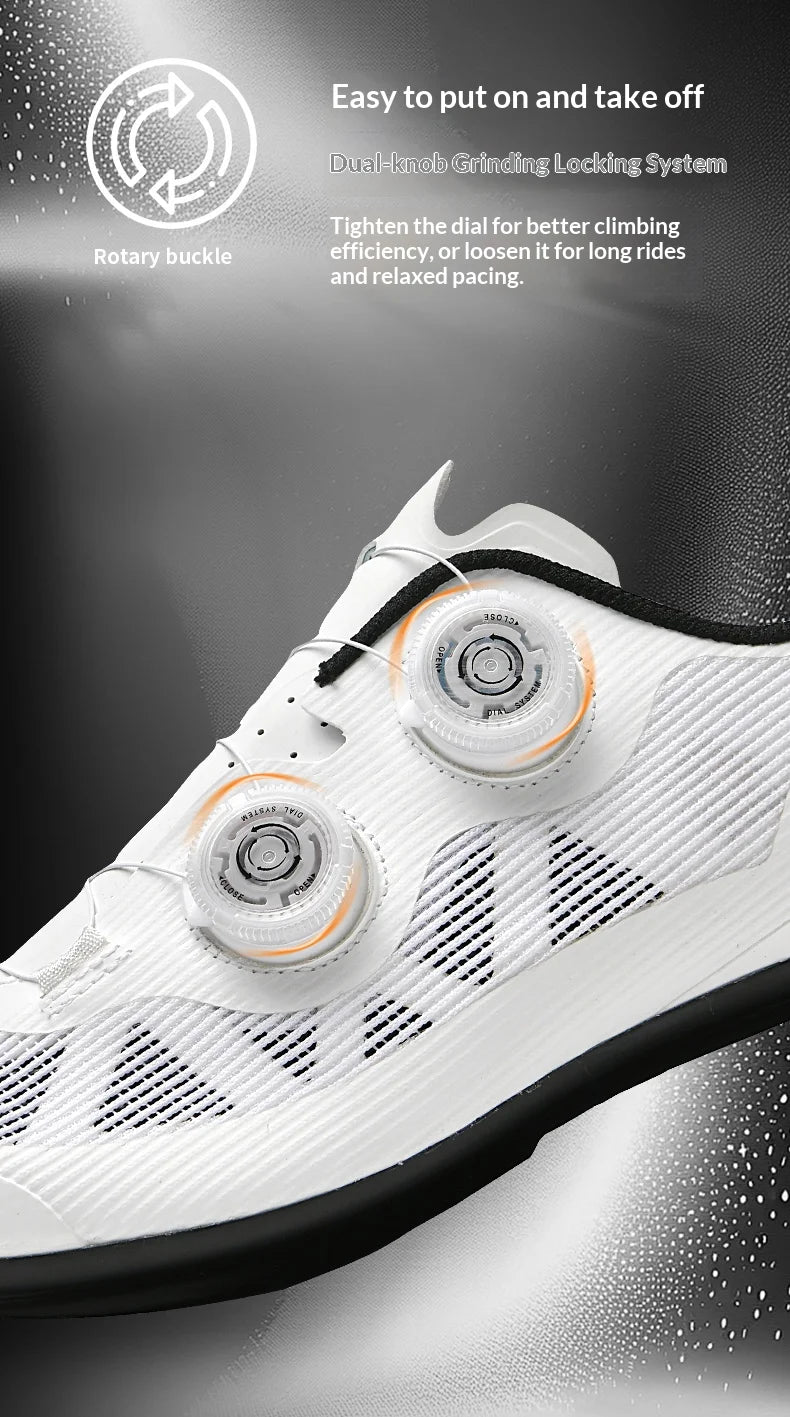 Zapatillas de ciclismo ultraligeras de carretera y montaña para hombre, MTB profesionales, zapatillas de ciclismo SPD con cierre automático, zapatillas de ciclismo de carretera para mujer