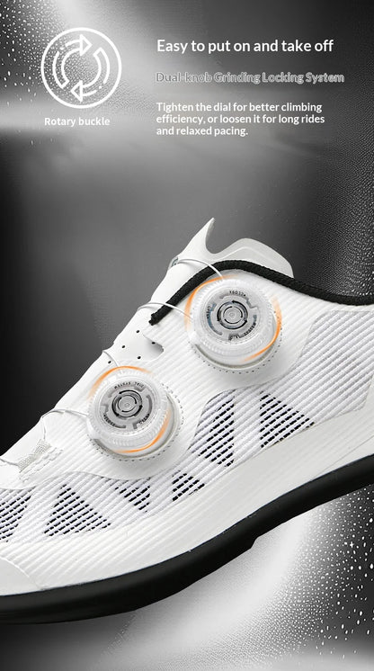 Zapatillas de ciclismo ultraligeras de carretera y montaña para hombre, MTB profesionales, zapatillas de ciclismo SPD con cierre automático, zapatillas de ciclismo de carretera para mujer