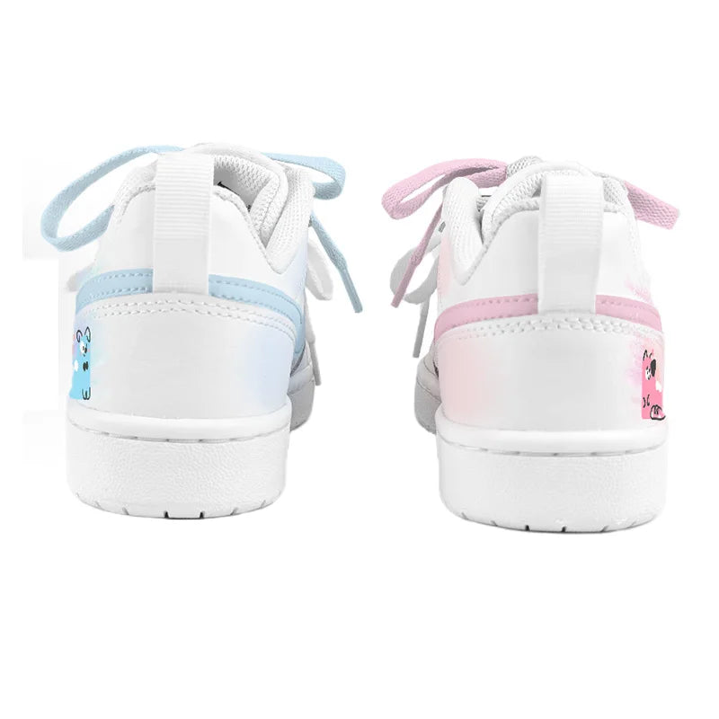 Custom Sneakers Nike Court Borough Twin Sweet Dreams Niche Preppy Style Cute & Sweet Women's Skateboarding Sneakers