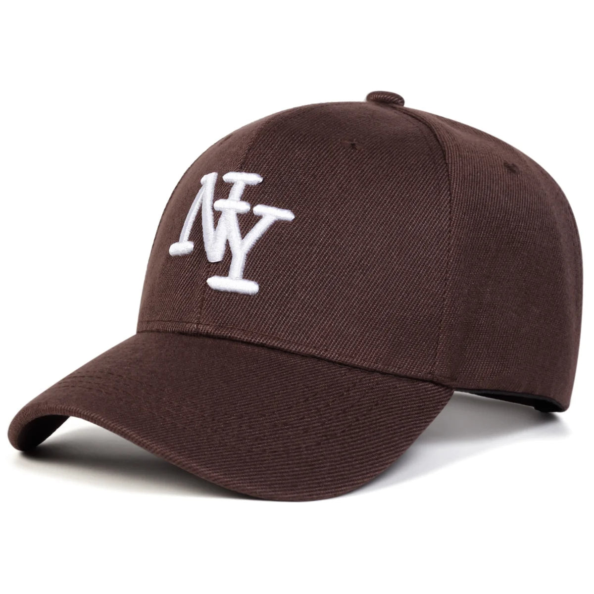 Men's NY Embroidered Baseball Cap Adjustable Outdoor Casual Cap Suitable for Spring Autumn Outings Travel Beach Parties