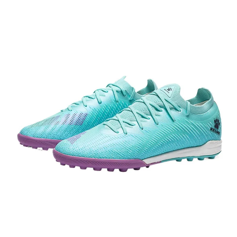 Chuteiras de Futebol Profissionais Kelme para Adulto TF, Chuteiras de Treino Juvenil MG Antiderrapantes para Jogo de Futebol