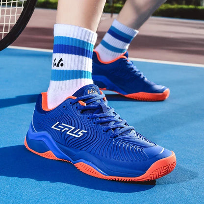 Paar ademende tafeltennisschoenen, sportschoenen, volleybalschoenen voor heren en dames, merk: Professional, badmintonsneakers