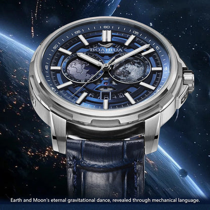 BORIAGE(BOAIJIUA) Fully Automatic Mechanical Men's Watch Original Design Mechanical Watches Waterproof Luminous Wristwatch