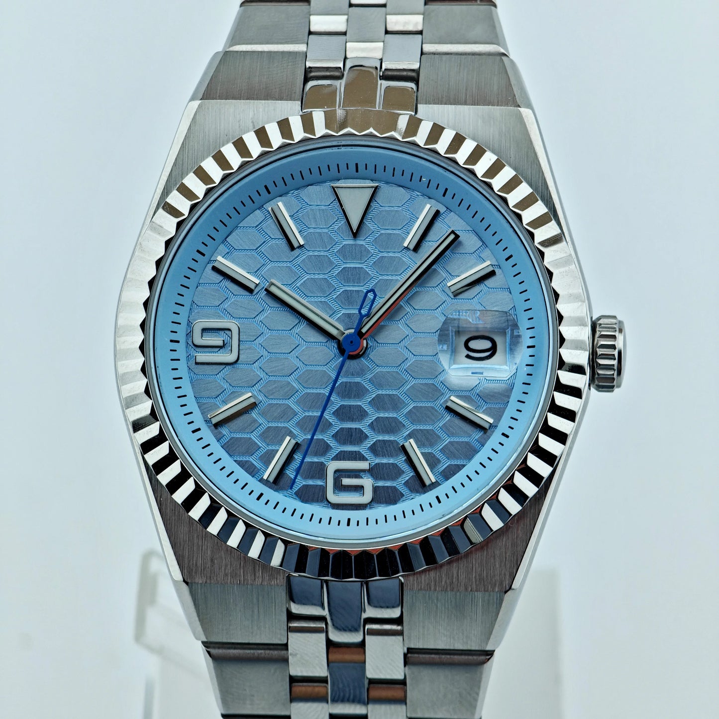 Custom Pilot Watch NH35 Automatic Mechanical Men's Watch Sapphire Crystal Luminous 100M Water Resistant Cushion Case Dive Watch