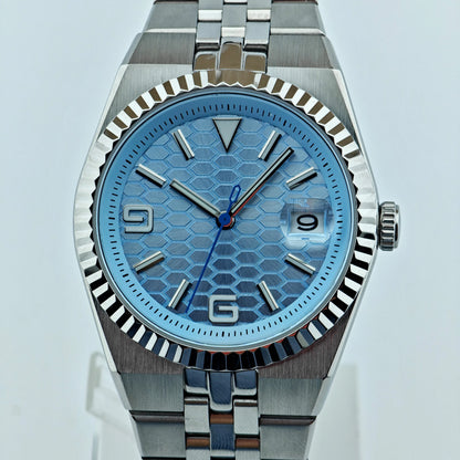 Custom Pilot Watch NH35 Automatic Mechanical Men's Watch Sapphire Crystal Luminous 100M Water Resistant Cushion Case Dive Watch