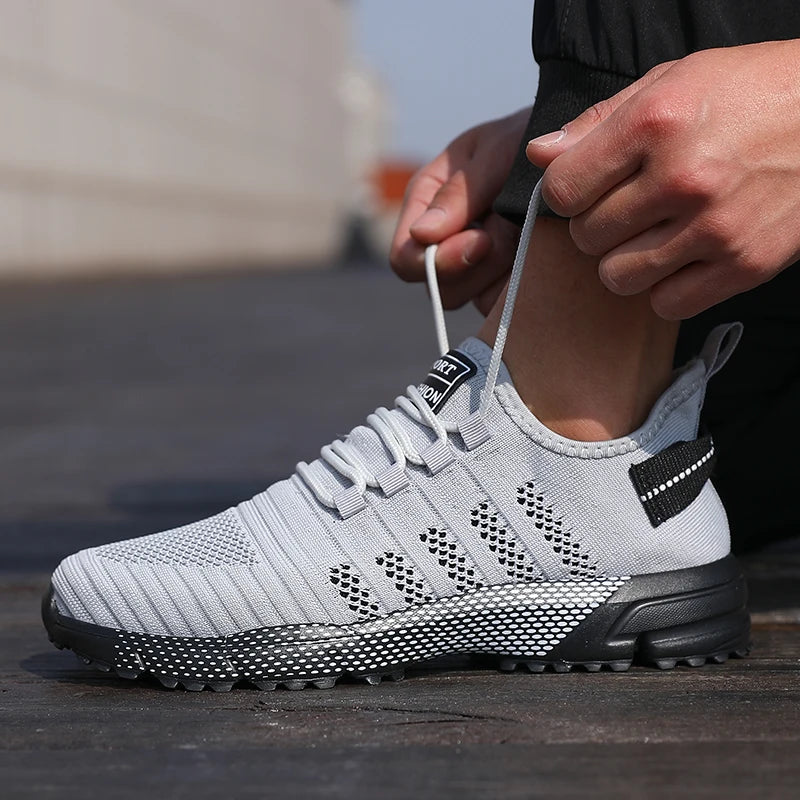 New Men's Breathable Casual Sports Shoes Summer Fashion Running Shoes 2025 Lightweight and Soft Casual Shoes Women's Sizes 36-46