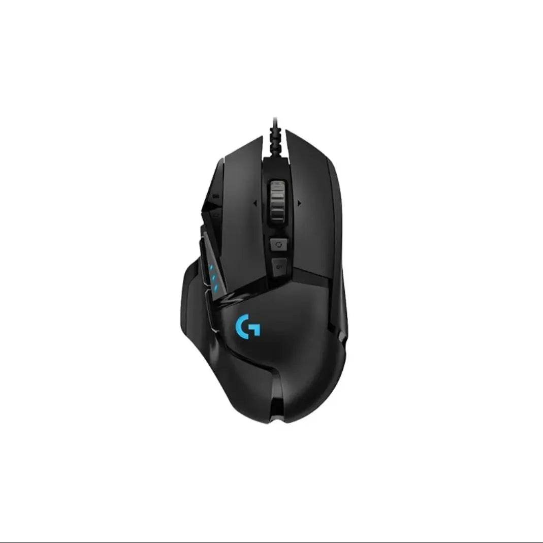 Mouse gaming cablato Logitech G502 HERO per e-sport, mouse meccanico con luce RGB, peso regolabile e macro programmabili per “Chicken Dinner”