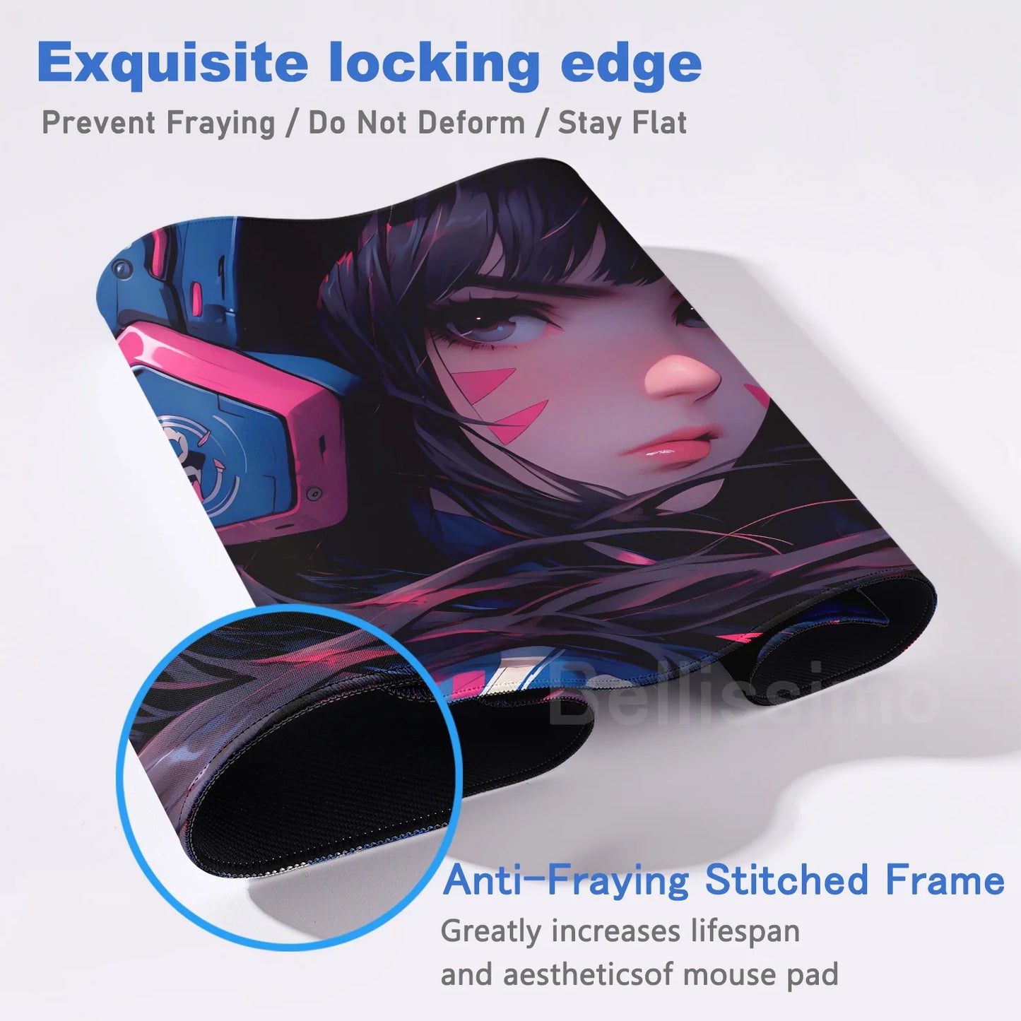 Gaming Accessories Overwatch D.Va Mouse Pad Large Keyboard Mousepad PC Cabinet Deskmat XXL Extended Mats Gamer Mousepad