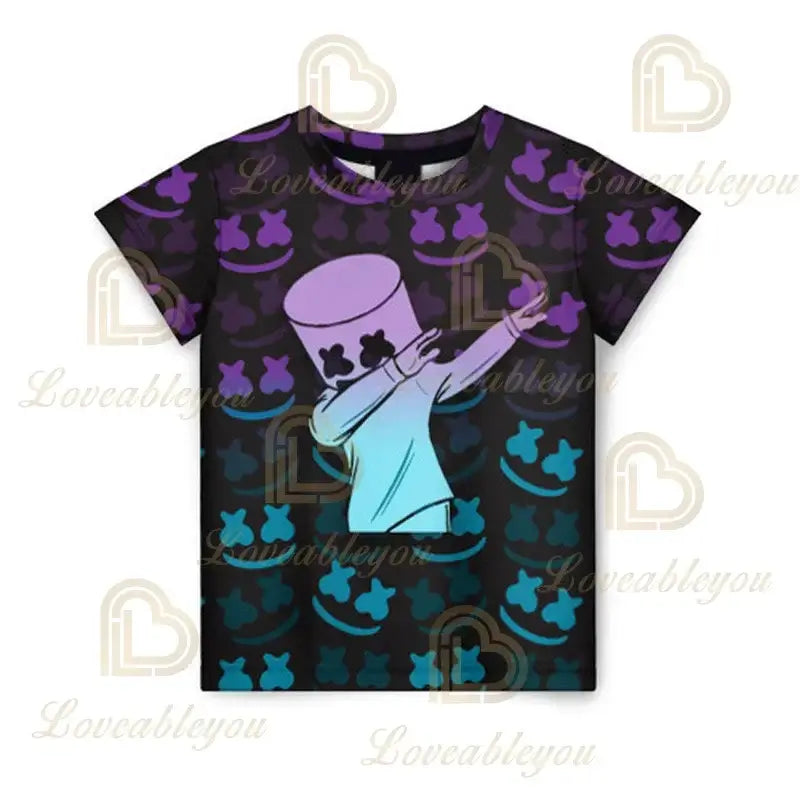 Camiseta Battle Royale Fortnite Victory para niños, tops para niñas y niños, camisetas Harajuku infantiles 3D, NUEVO DISEÑO 2025