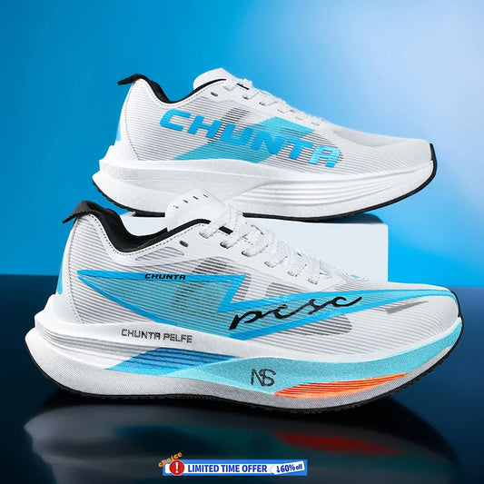 Men's Sports Shoes, Carbon Plate Running Shoes, Male Marathon Sneakers, Racing Shock-Absorbing Athletic Training Shoes for Women