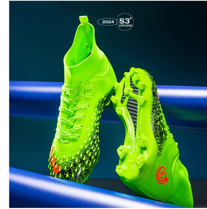 Chuteiras profissionais de futebol para homem, originais, para futebol indoor, relva e treino TF/FG