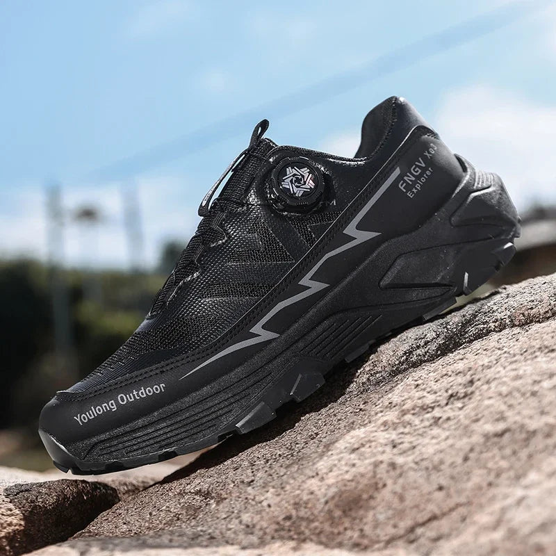 Sneakers da uomo casual outdoor antiscivolo e ammortizzanti, versatili scarpe da hiking off-road con suola morbida e confortevole per running