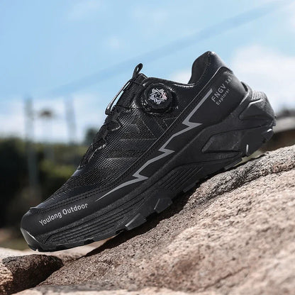 Sneakers da uomo casual outdoor antiscivolo e ammortizzanti, versatili scarpe da hiking off-road con suola morbida e confortevole per running