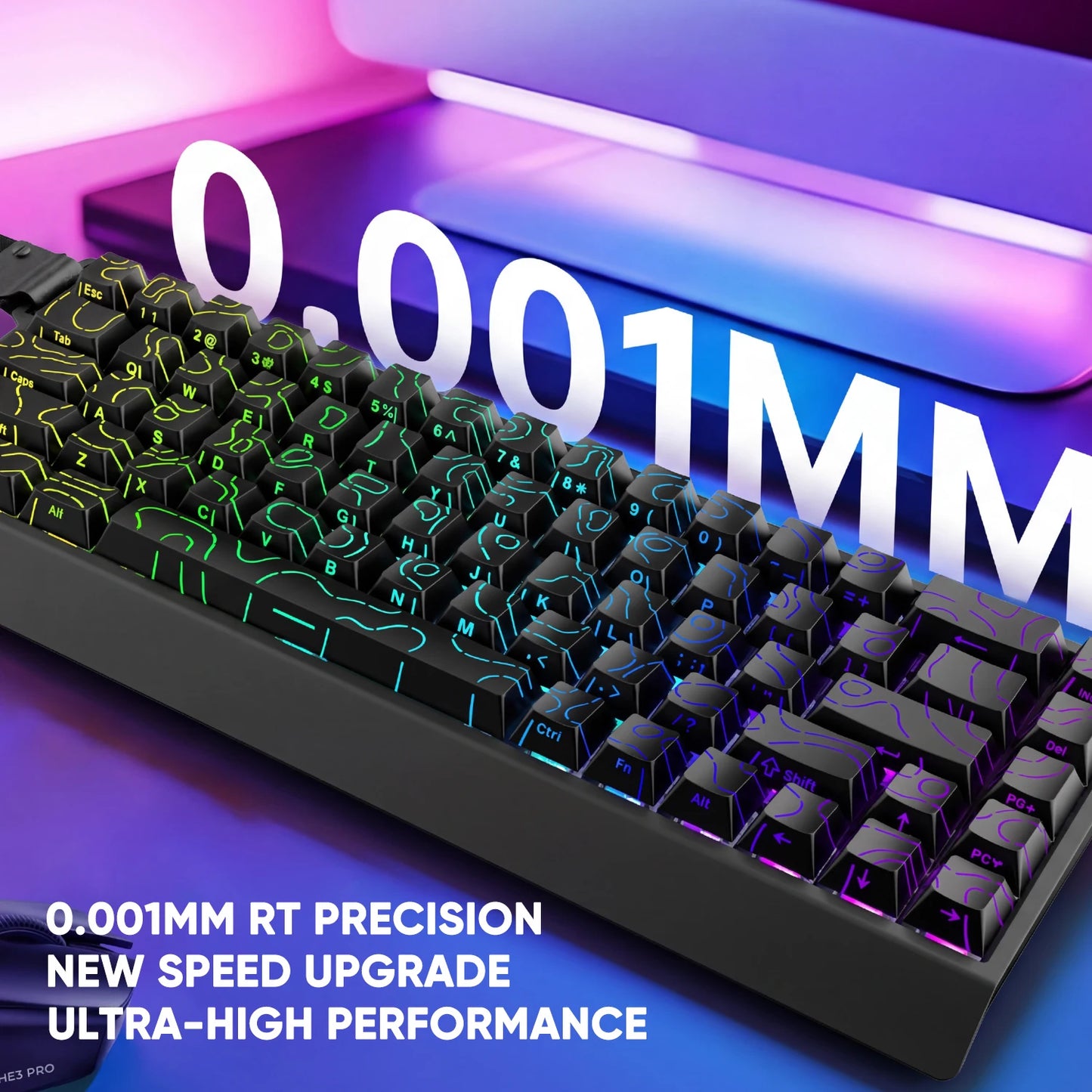 IROK Carotmas Mercury68 Mercury 68 Mercury68 Pro Mercury68 Max RT 0.001mm 8K Teclado mecânico magnético gaming com fios