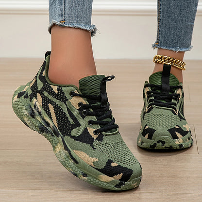 Camouflage-Schuhe für alle Jahreszeiten, neue atmungsaktive Mesh-Sportschuhe für Jugendliche und Studierende, Freizeitschuhe für Outdoor-Aktivitäten