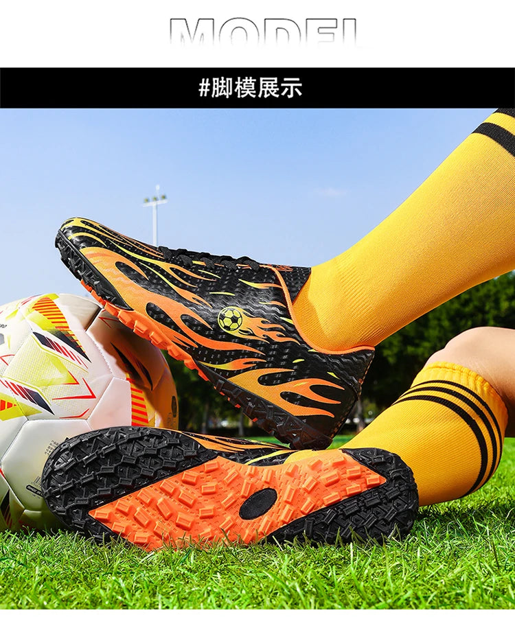 New Men Soccer Shoes Professional Football Boots Sneakers Comfortable Outdoor Match Boys Non-Slip Sports Shoes Unisex.