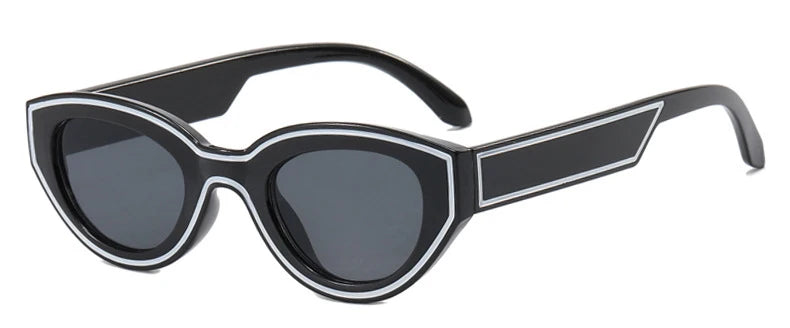 Fashion Unique Irregular Hip Hop Sunglasses Y2k Women Men Retro Glasses Ladies Beach Sunnies Outdoor Sport  with Metal Hinge