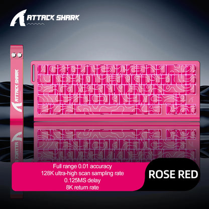 X68HE ATTACK SHARK X68PRO Magnetic Gaming Keyboard Mechanical Wired 0.01mm Rapid Trigg 8000Hz SOCD/Rs 0.125ms 128K Rate