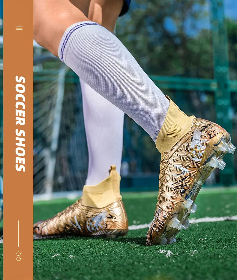 Novas Chuteiras de Futebol Profissionais para Homem, Antiderrapantes, Unissexo, Respiráveis, para Futsal e Desporto, Ultraleves, Drop Shipping