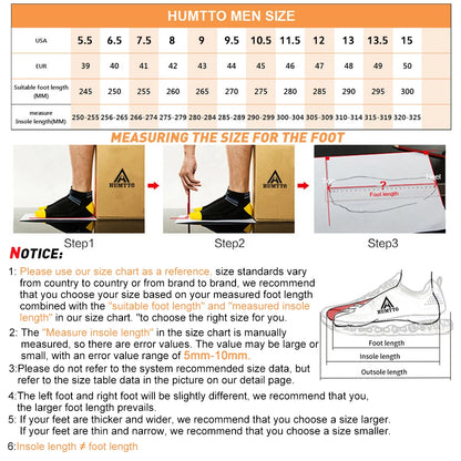 HUMTTO Men Breathable Hiking Sneakers Non-slip Casual Running Shoes Man Outdoor Climbing Sneaker Men's Designers Trekking Boots