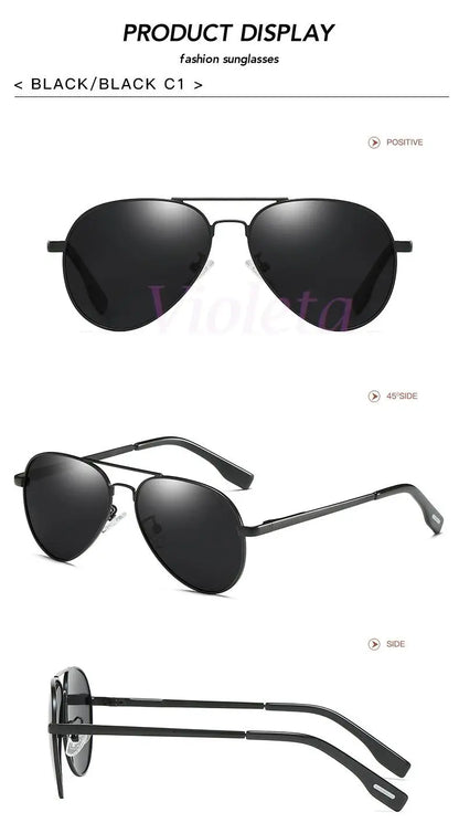 Punk Rock Polarized Sunglasses Color Film Sunglasses Han Edition Mirror Face Fashion Sun Glasses T1001