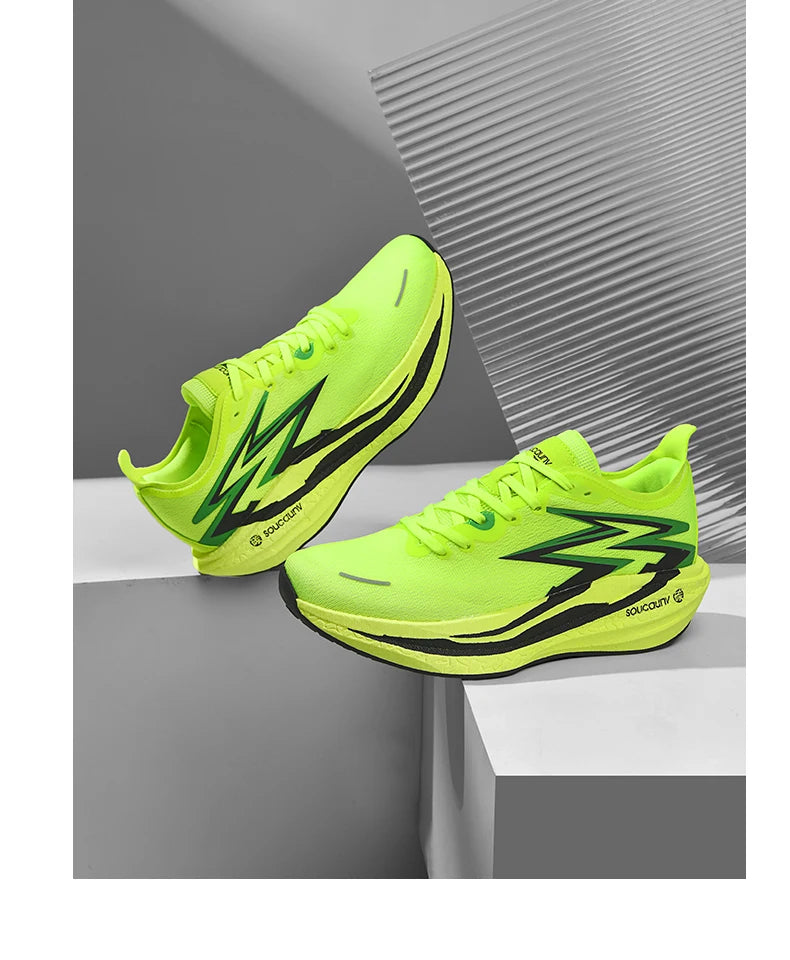 Ténis de Corrida NOVOS com Placa de Carbono para Maratona, Homem e Mulher, Desportivos, Respiráveis, Leves, Confortáveis, Antiderrapantes e Casuais
