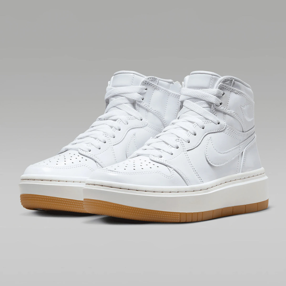 Ténis desportivos Nike Air Jordan genuínos para mulher, com sola grossa e duradoura, FB9894-100