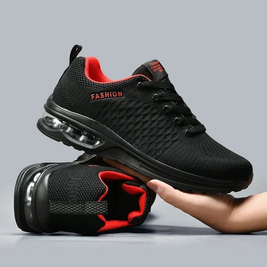 Men's Running Shoes Outdoor Sports Casual Mesh Tennis Shoes, Lace-Up Lightweight Gym Jogging Shoes for Men, 2025 New Male Sneakers