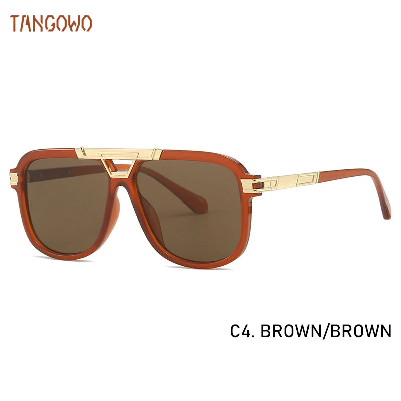 TANGOWO Mens Sunglasses Free Shiping Glasses Man Sunglass Eyewear Luxury Designer Lenses Women Lens New in Lunette Men Women's