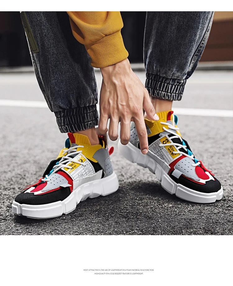 Shoes Men Sneakers Male Casual Men's Shoes Tennis Luxury Shoes Trainer Race Breathable Shoes Fashion Loafers Running Shoes for Men
