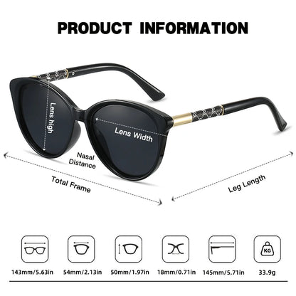REXXAR Polarized High Quality Cat Eye Sunglasses Women Men Sexy Fashion Brand Sun Glasses Shopping Party Male Female Glasses