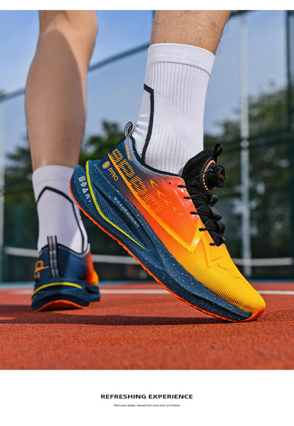Men’s Running Shoes Carbon Board Specialty Sports Breathable Lightweight Women’s Comfortable Athletic Non-Skid Marathon Sneakers